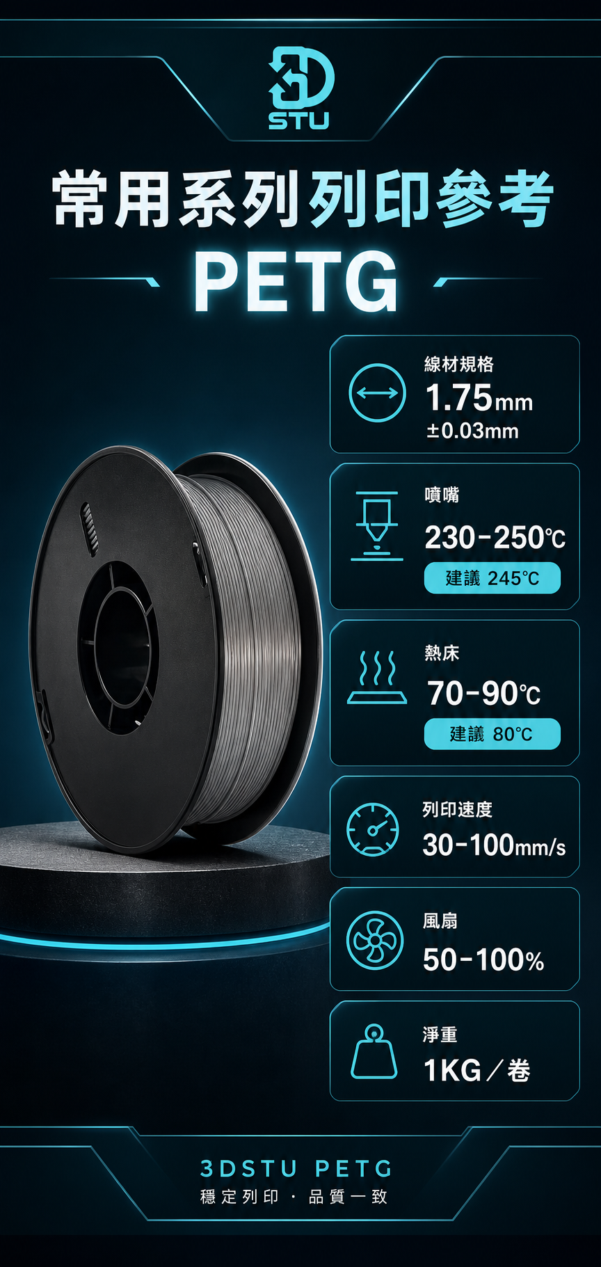 3DSTU PETG 經典色系列 商品描述圖 8